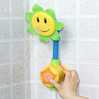 Girasol Sonriente: Regadera Portátil y Molinillo de Baño