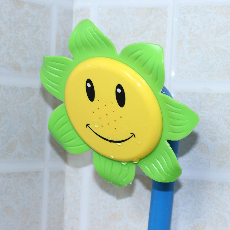 Girasol Sonriente: Regadera Portátil y Molinillo de Baño