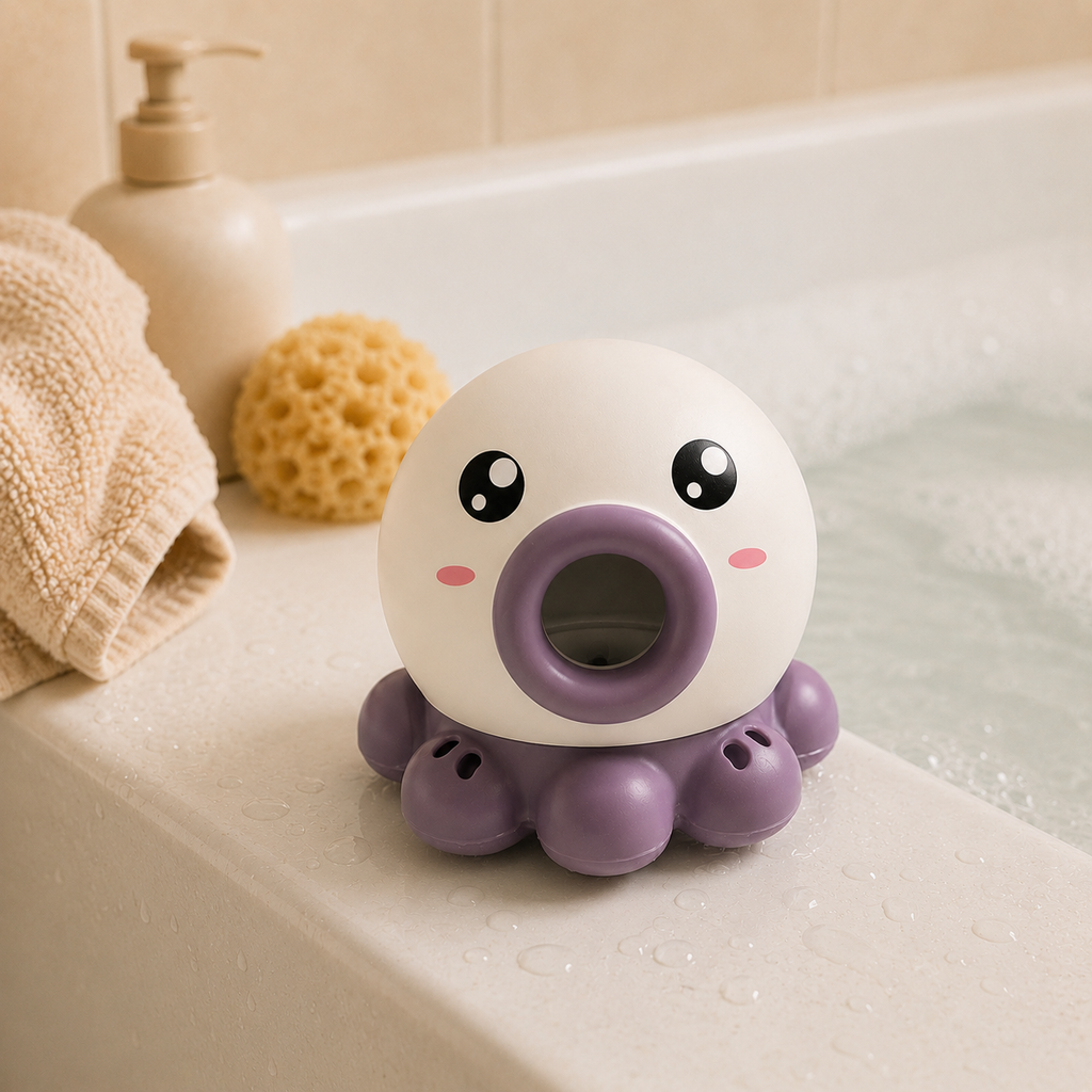 Danza de Agua: Pulpo Sensorial de Baño